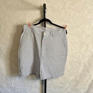 Jos. A. Bank Navy and White Striped Men's Shorts